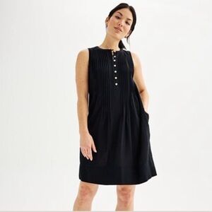 Sonoma Black Sleeveless Dress